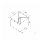 Porta Talheres Tramontina 15cm 94534/024