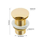 Válvula Click Flux Hidro 1.1/4 Gold VC114-GOL