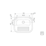 Tanque Inox Encaixe Acetinado 94400/107 Tramontina