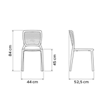 Cadeira Tramontina Safira AM 92048/000