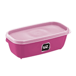 Pote Multiuso Retangular UZ 0,5L Magenta UZ250-MAG