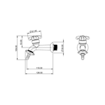 Torneira Lorenzetti 1130 F34 Pvc Branco 