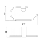 Porta Toalha Argola 2050 C78 Lorenzetti Cromado