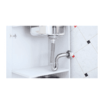 Sifão Tubo Extensivo Universal Blukit Com Porca Preto 70cm