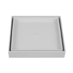 Ralo oculto Astra quadrado universal 15x15 Branco 