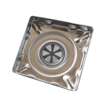 Ralo Oculto Flux Hidro Duplo Inox 15x15
