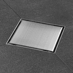 Ralo Oculto Flux Hidro Duplo Inox 15x15