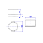 Acionamento Deca 4991 BL 104 Torneira Mesa Black MT
