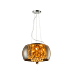 Lustre Avant Wessex 5 G9 400mm Âmbar Translucido