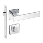 Fechadura Imab Metro Light Banheiro Cromado 