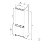 Refrigerador Tramontina Revestir/Embutir 220V Frost Free 250L