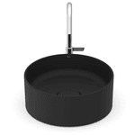 Cuba Roca Apoio Terra T1 300MM Redonda S/Mesa MT Black