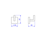 Cabide Deca Clean 2060.C.CLN