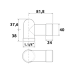 Adaptador Tigre P/Máquina de Lavar Roupa Branco