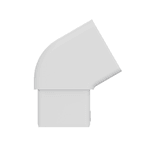 Joelho 60 Aquapluv Style Retangular Branco Tigre
