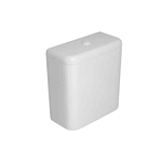 Caixa Acoplada Nuova/Carrara com Acionamento Duo Branco