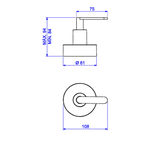 Acabamento Para Registro 4900 GD C-21 1.1/2 E 1.1/4 Flex Plus Deca
