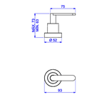 Acabamento Registro Deca 1/2" 3/4" 1" 4900.C21.PQ