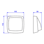 Acabamento Válvula para Descarga Deca Hydra Clean 4900.C.CLN