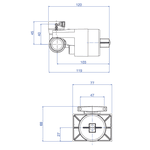 Base Deca Monocomando para Chuveiro 3/4" e 1/2" 4493.000