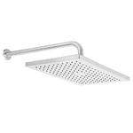 Ducha quadrada com braço p/parede Cromado Rainsense Roca A5BA650C0C