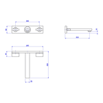 Misturador de parede para lavatório Deca Dream 