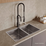 Misturador Deca Gourmet p/Mesa Cozinha - 2280.BL.MT Black