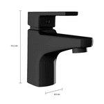 Misturador Monocomando Deca Mesa Bica Baixa Level Black Noir 2875.BL26.NO