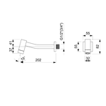 Torneira Celite Basic Plus de Parede Cromado