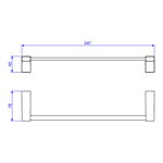 Porta Toalha Deca 2040 C 22 CR 030