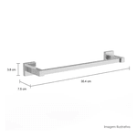 Porta Toalha Deca Cromado Quadratta - 2040.C83.030