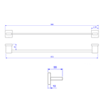 Porta Toalha Deca 2040.GL33.050.RD
