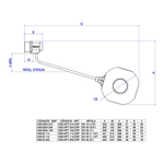 Torneira de Bóia Anti-Corrosiva Deca 1350.BSA.012