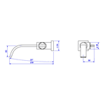 Torneira Deca Polo de Parede Red Gold 1178.GL33.RD