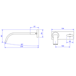 Torneira Deca Polo de Parede Cromado 1179.C33