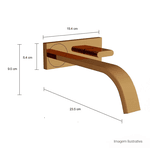 Torneira para lavatório Polo Red Gold