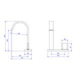 Torneira Deca com chapa bica alta Polo 1191.C33