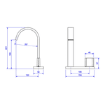 Torneira de bancada lavatório Deca Polo Gold
