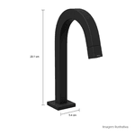 Torneira mesa bica baixa p/ lavatório Deca Tube Black Matte