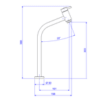 Torneira Deca Link Bica Alta Cromado 1198.C.LNK