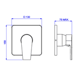Acabamento Deca Para Monocomando Chuveiro - 4993.C26.CHU