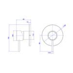 Acabamento Deca You Chuveiro Cromado 4993.C104.CHU