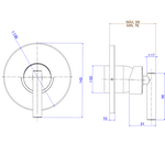 Acabamento Deca Beta Chuveiro Cromado 4993.C109.CHU