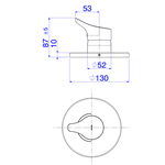 Acabamento Deca Gama Chuveiro Cromado 4993.C13.CHU