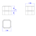 Acabamento Registro Deca You 1/2" e 3/4" Black Matte 4916.BL105.PQ.MT 