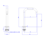 Bica Deca Para Mesa Monocomando Lavatório 1790 C105