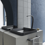 Bica Deca P/Mesa Monocomando Lavatório Black Matte