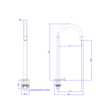 Bica Deca P/Mesa Monocomando 1791.C104 Cromado