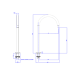 Bica Deca Mesa Monocomando Lavatório 1792.BL104.MT