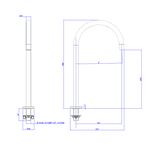 Bica Deca Para Mesa Monocomando Lavatório 1792 C104 Cromado